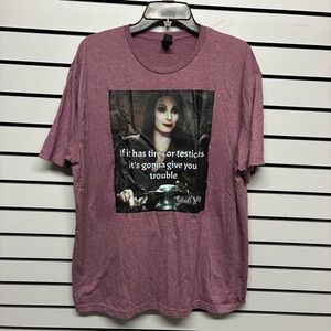 Gildan Women's Maroon Graphic Tee